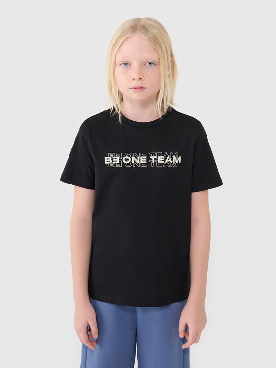 4F 4F T-shirt 4FJWSS25TTSHM2186-20S Nero Regular Fit