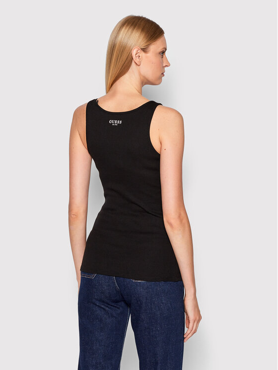 Guess Guess Top W2RP00 K1811 Czarny Slim Fit