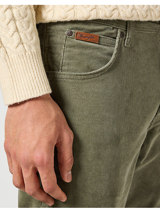Wrangler Wrangler Jeansy TEXAS SLIM Zielony Slim Fit