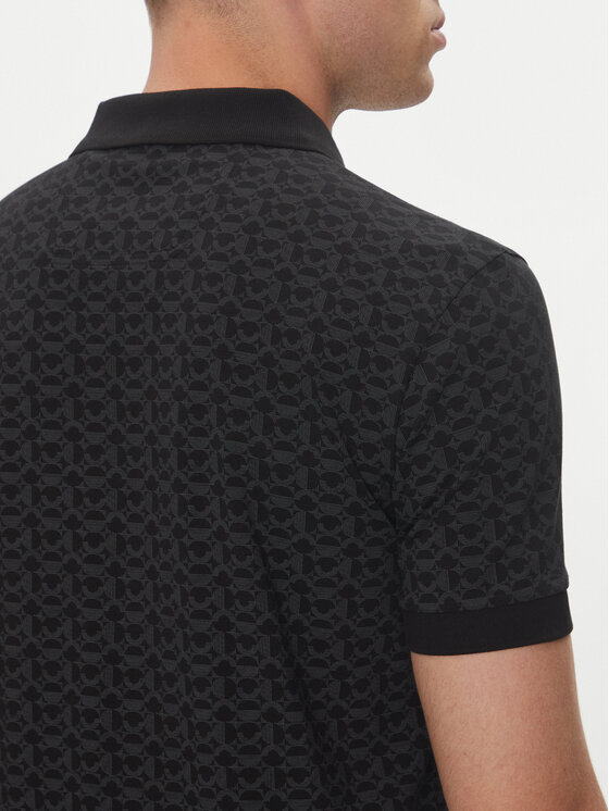 BOSS BOSS Polo Paddy Striped C 50540719 Crna Regular Fit