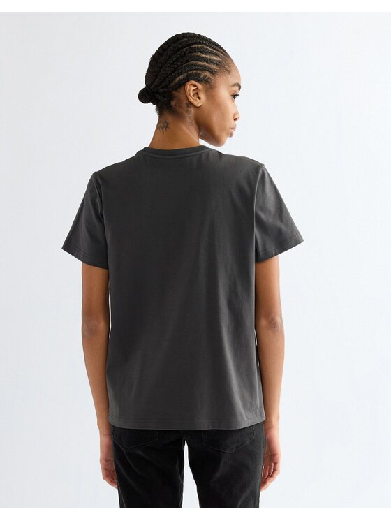 Wrangler Wrangler T-Shirt SHRUNKEN BAND TEE Czarny Slim Fit