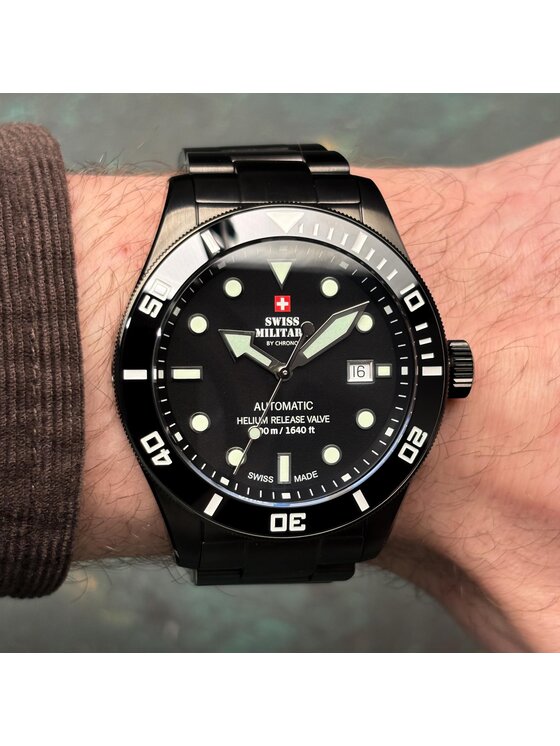 Swiss Military by Chrono Swiss Military by Chrono Hodinky SMA34075.04 Čierna