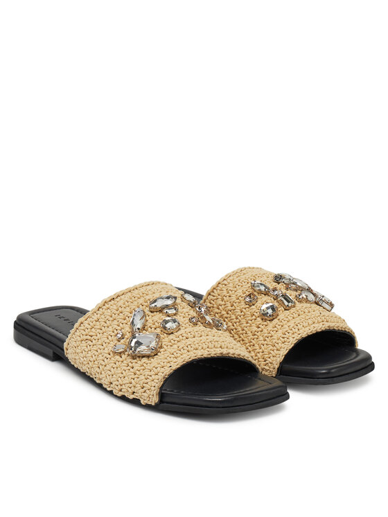 Inuikii Inuikii Natikače Woven Strap Stones 70104-367 705 Bež