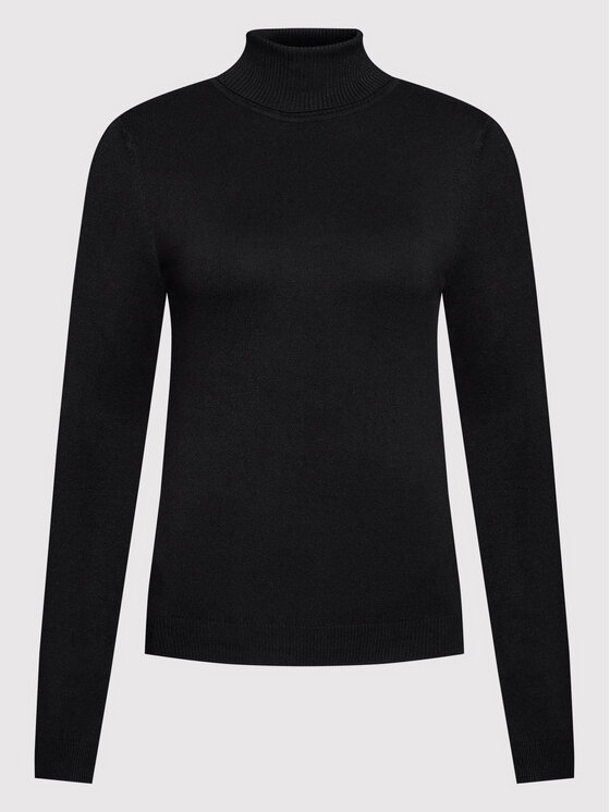 Vero Moda Vero Moda Bluză cu gât Glory 10231630 Negru Slim Fit