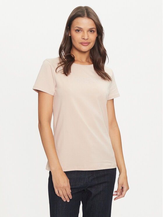Guess Guess T-särk Briana V3BI11 J1314 Beež Regular Fit