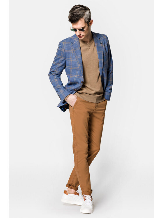 Lancerto Lancerto Marynarka Florence MA131123000016.NIEBIESKI Niebieski Slim Fit