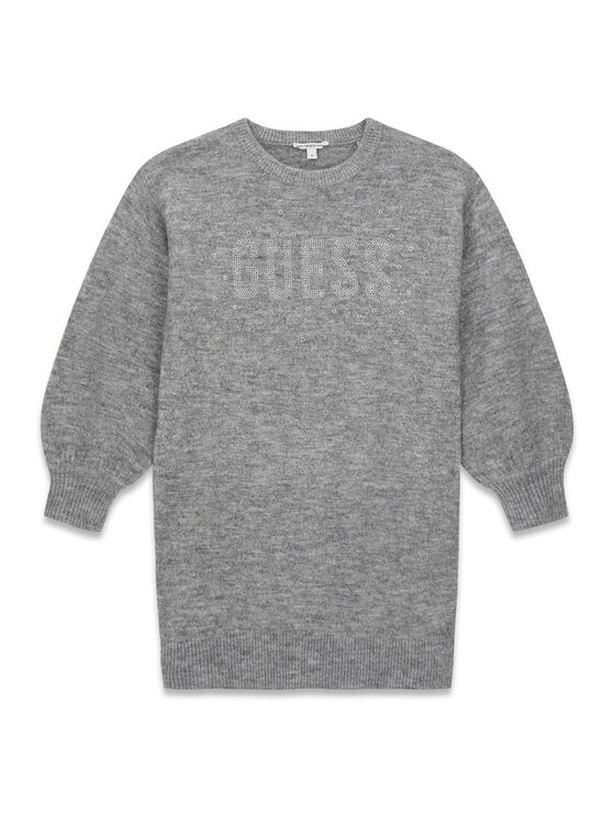 Guess Kids Guess Kids Každodenní šaty 180605 Šedá Classic Fit