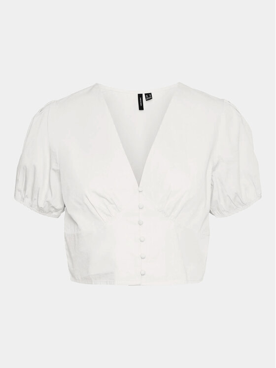Vero Moda Vero Moda Bluse Charlotte 10303653 Weiß Regular Fit