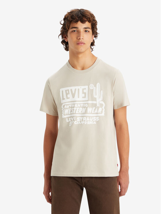 Levi's® Majica Graphic 22491-1490 Bež Standard Fit