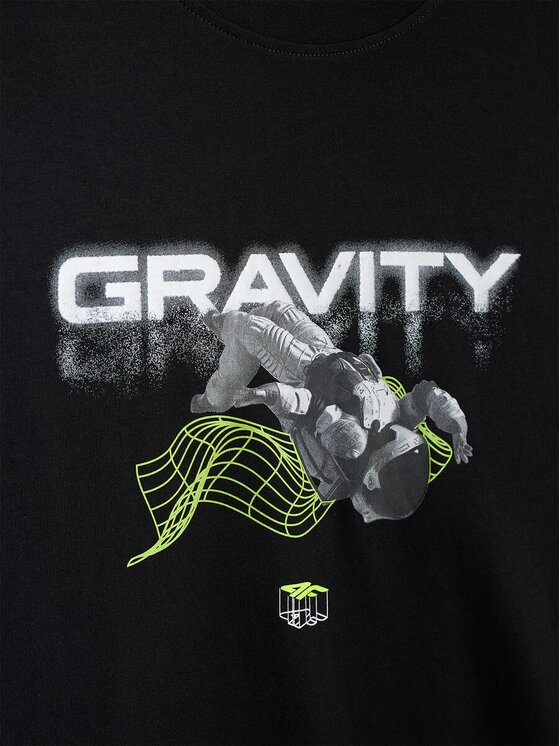 4F 4F T-shirt 4FRAW26TTSHM4663-20S Nero Regular Fit