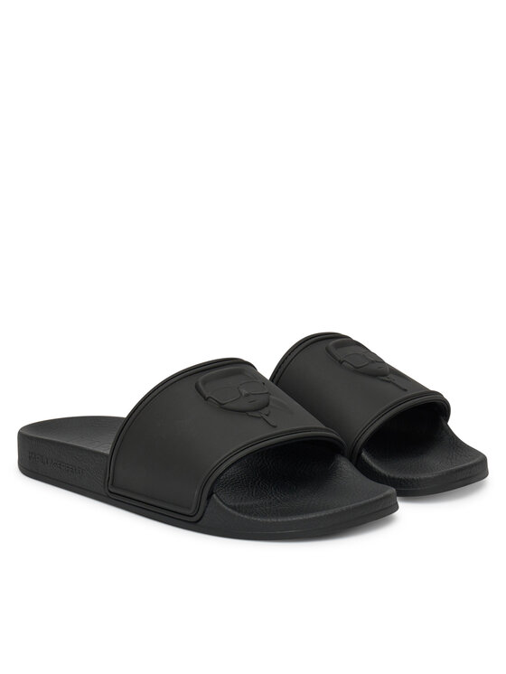 KARL LAGERFELD KARL LAGERFELD Παντόφλες Kondo 2.0 KL80919M Μαύρο