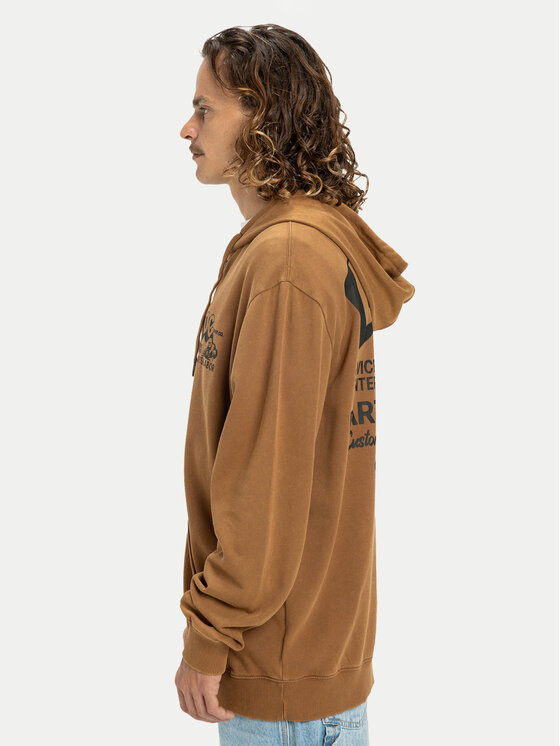 DC Shoes DC Shoes Суитшърт Parts Dep EDYSF03257 Кафяв Regular Fit