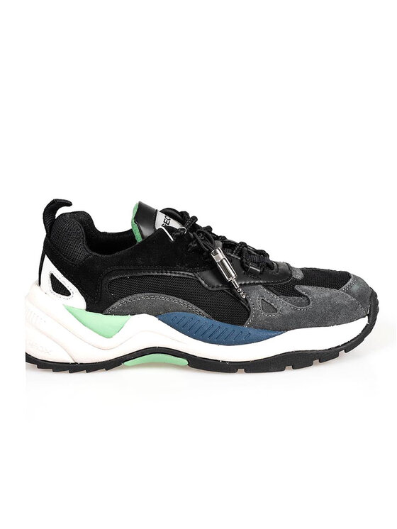 Geox Geox Sneakersy T94BUA 02214 | T02 A Čierna
