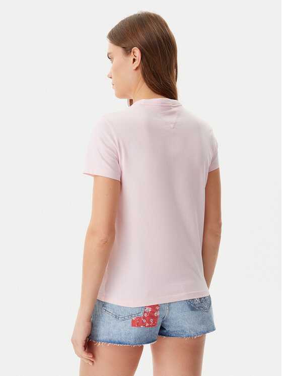 Tommy Jeans Tommy Jeans T-shirt DW0DW20153 Ružičasta Regular Fit