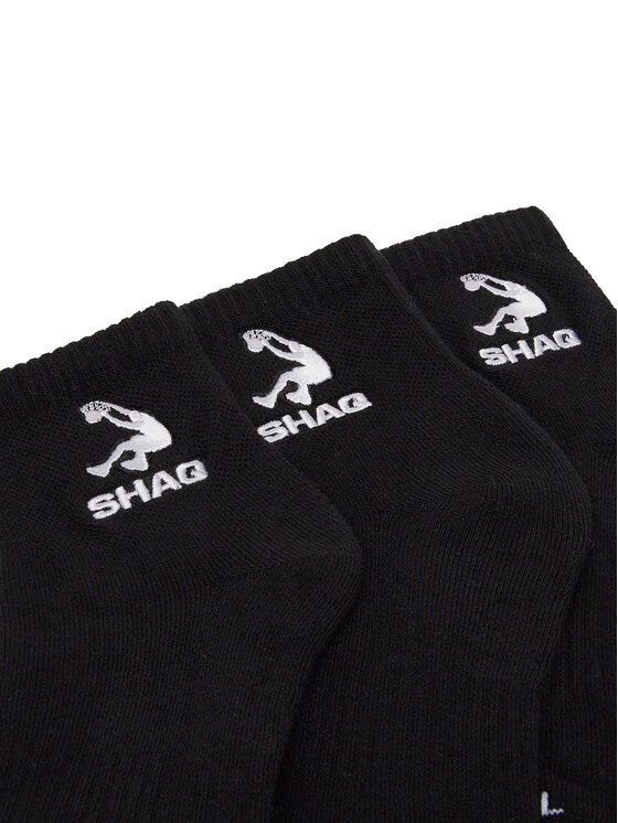 SHAQ Shaq Krátké ponožky AS_SHQ_H_001Z_SS25 (3-PACK) Černá