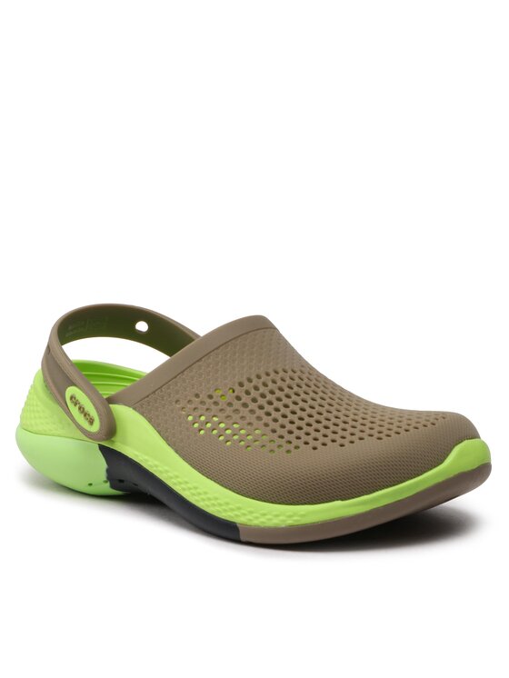 Crocs Klapki Literide 360 Ombre 208281 Khaki | Modivo.pl