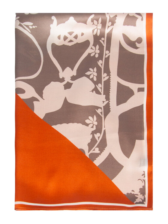 ALLORA BE UNIQUE ALLORA BE UNIQUE Szal jedwabny Pomarańczowy