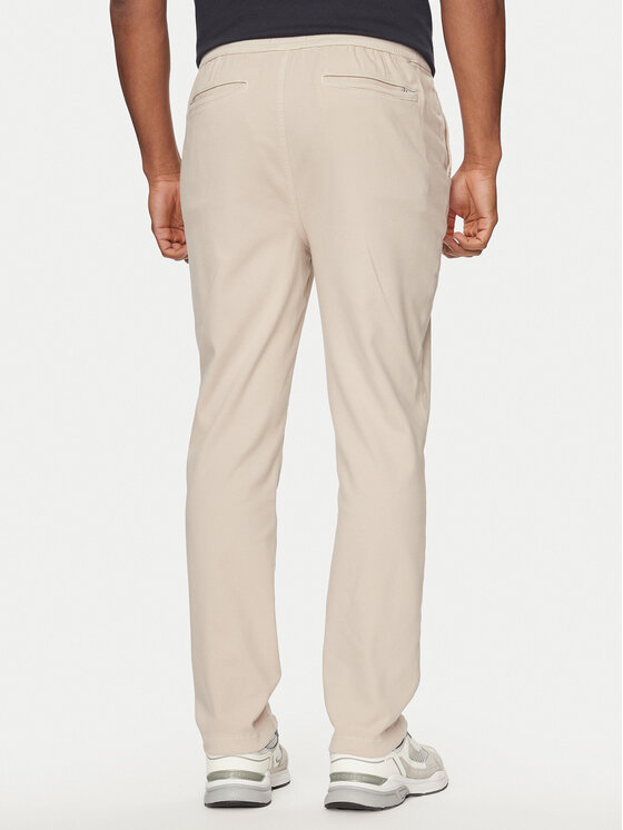 Pepe Jeans Pepe Jeans Spodnie dresowe Gymdigo Pull On Pant PM211692 Beżowy Regular Fit