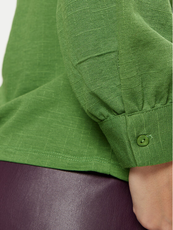 Vila Vila Camicia Carmena 14102290 Verde Regular Fit