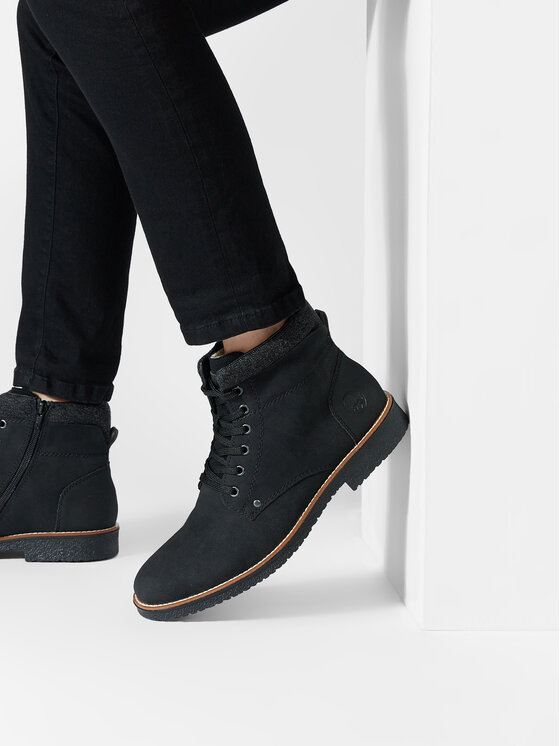 Rieker Rieker Schnürschuhe 33640-01 Schwarz