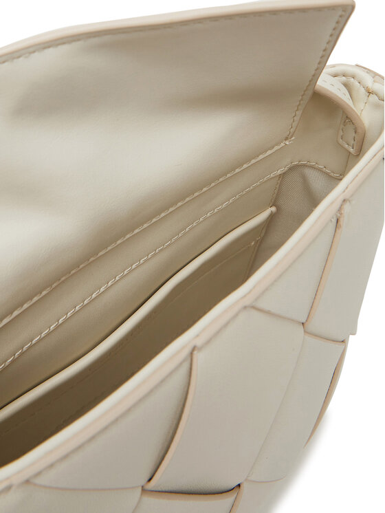 Calvin Klein Calvin Klein Borsetta Ck Woven Square Crossbody K60K612991 Bianco