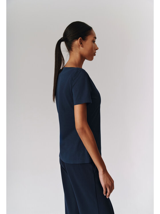 TATUUM TATUUM Bluzka MIKAJA Granatowy Classic Fit