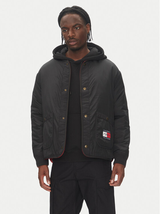 Tommy Hilfiger Tommy Hilfiger Bunda pro přechodné období F1 Movie MW0MW41369 Červená Regular Fit