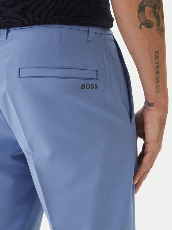 BOSS BOSS Pantalon scurți din material S_Commuter_10.5 50540337 Albastru celest Slim Fit
