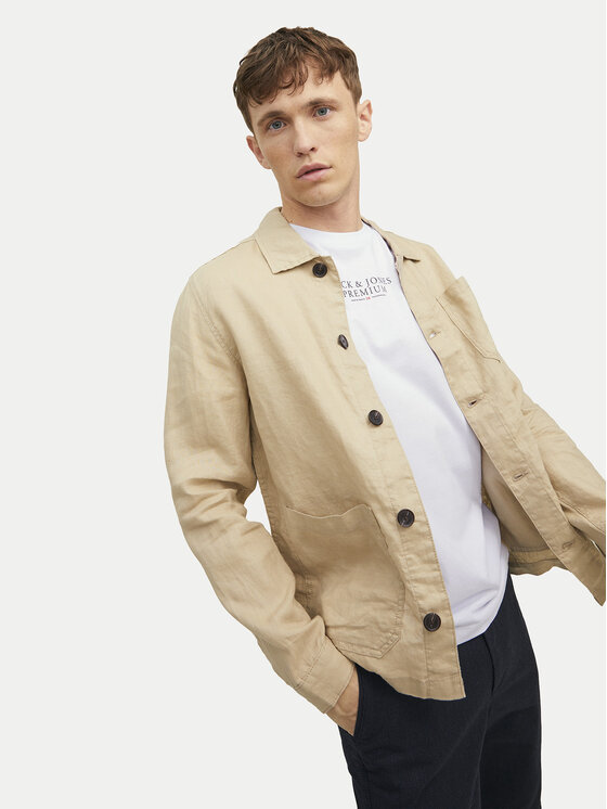 Jack & Jones Jack & Jones Tričko Archie 12217167 Biela Regular Fit