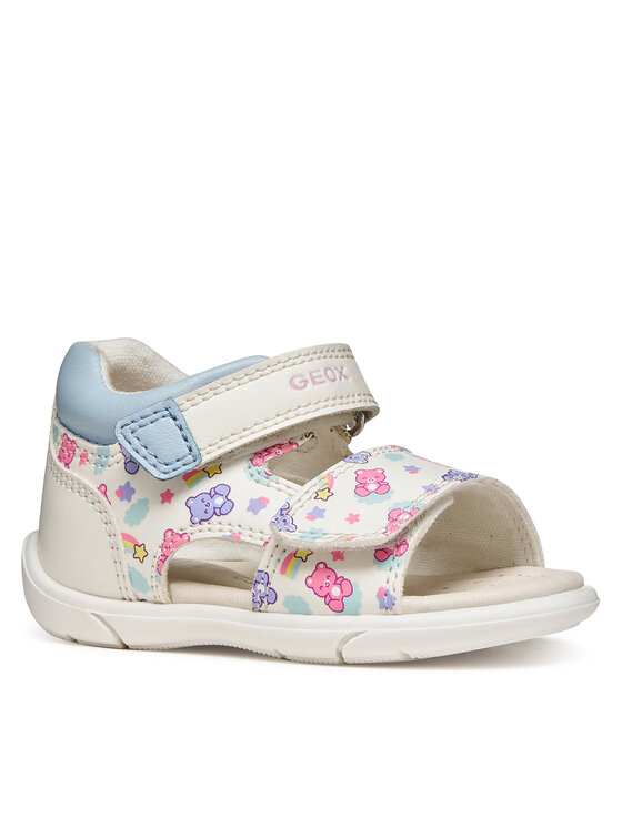 Geox Geox Sandály B Sandal Zapito Girl B556FC 05404 C0270 Bílá
