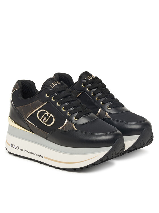 Liu Jo Liu Jo Sneakersy Plus 01 BF5011 PX776 Čierna