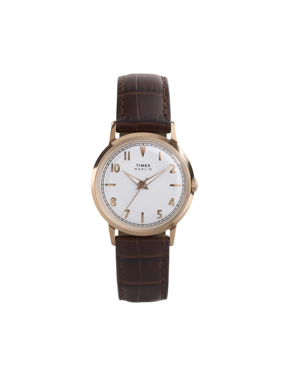 Timex Timex Ročna ura Marlin TW2Y37700 Rjava