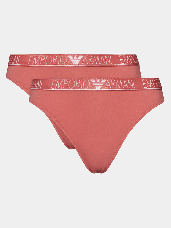 Emporio Armani Underwear 2 pāru brazīliešu biksīšu komplekts 164752 4R223 05373 Rozā