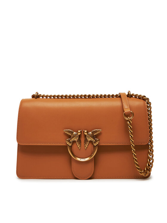 PINKO PINKO Geantă Love One Classic Dc PE 25 PCPL 100941 A0F1 Maro