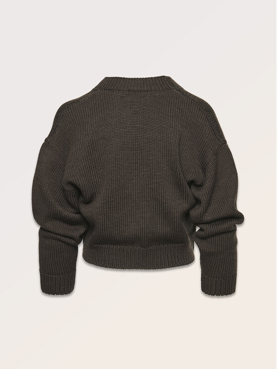 La Mania La Mania Maglione NATIE Marrone Classic Fit