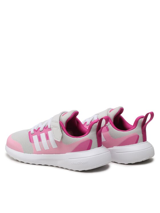 adidas adidas Superge Fortarun 2.0 Cloudfoam Sport Running Elastic Lace Top Strap Shoes HR0281 Siva