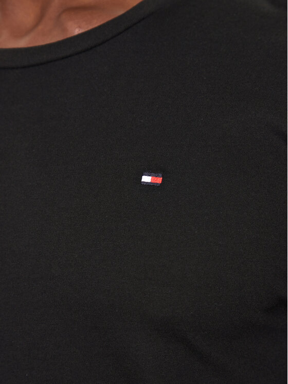 Tommy Hilfiger Tommy Hilfiger Komplet 3 majic z dolgimi rokavi UM0UM03378 Črna Regular Fit