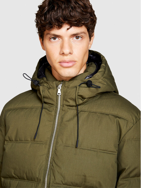 Sisley Sisley Žieminė striukė 23VFSN02J Žalia Regular Fit