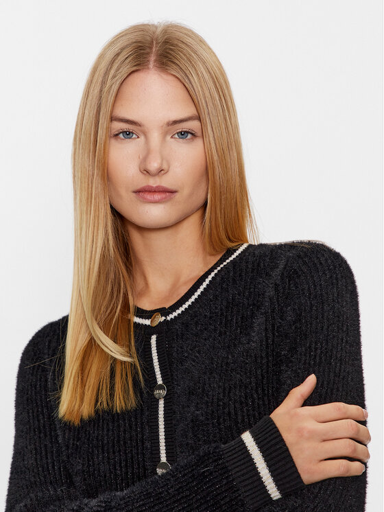 Liu Jo Sport Liu Jo Sport Cardigan TF3225 MA85N Negru Regular Fit