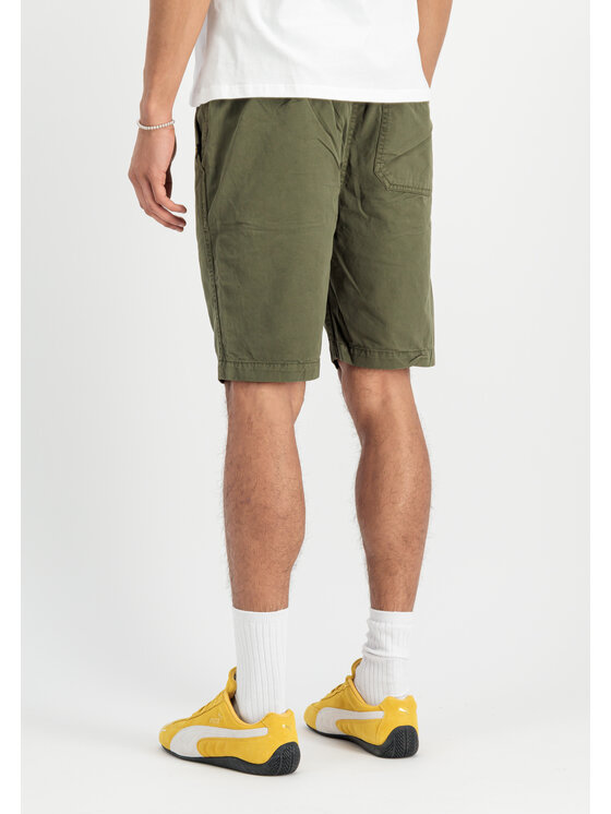 Alpha Industries Alpha Industries Szorty Basic Cotton Short Zielony Regular Fit