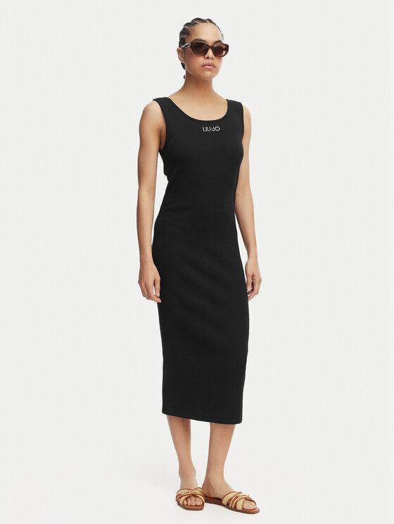 Liu Jo Beachwear Rochie de zi VA6129 J4822 Negru Regular Fit