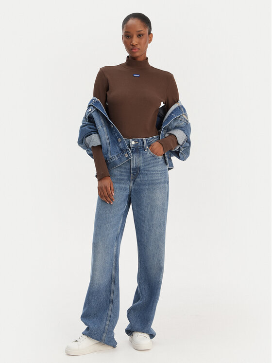 HUGO HUGO Golf Easy 50525318 Rjava Regular Fit