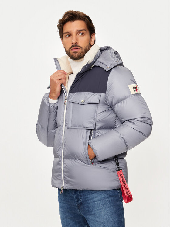 AFTER LABEL Vatovaná bunda Katalla A00040 Sivá Regular Fit