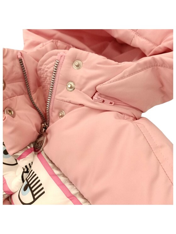 Chiara Ferragni Chiara Ferragni Giubbotto piumino q-bab-66004 Rosa Regular Fit