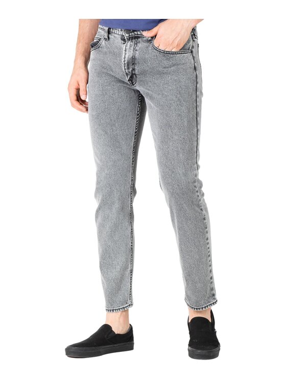 Lee Lee Jeansy L701ORGX 112321980 Szary Slim Fit