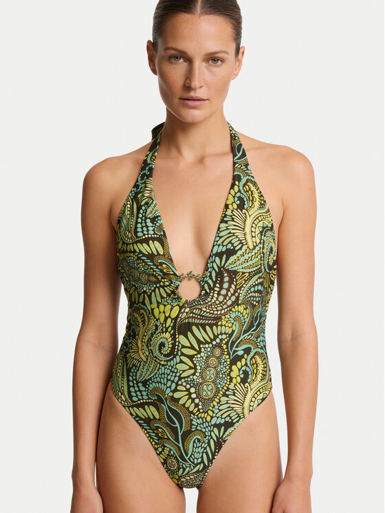 Guess Guess Kopalni kostum E6GJ39 MC04R Zelena