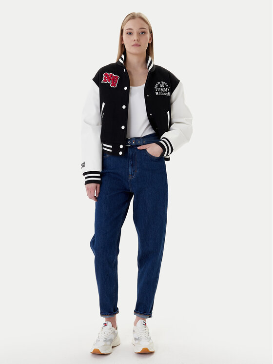 Tommy Jeans Tommy Jeans Traperice DW0DW22446 Plava Mom Fit