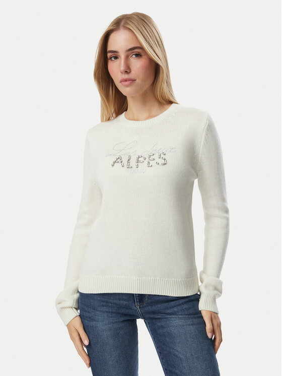 Liu Jo Sport Liu Jo Sport Pullover TF6160 MA22S Creme Regular Fit