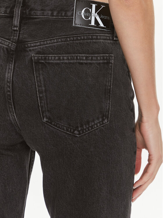 Calvin Klein Jeans Calvin Klein Jeans Traperice J20J222434 Crna Straight Fit