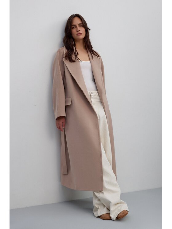 Estro Estro Cappotto ER00117902 Beige Loose Fit